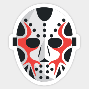 Hockey Goalie, Mask, Sports, Design, Artwork, Vector, Graphic Sticker